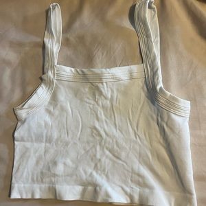 Urban Outfitters Ribbed Tank Top Size Medium in white